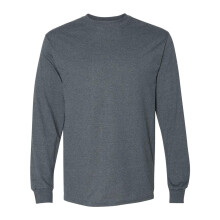 (XL, Dark Heather) Gildan DryBlend 50/50 Long Sleeve T-Shirt