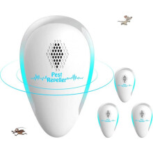 Répulsif électronique anti-nuisibles, technologie de puce améliorée pour une lutte antiparasitaire silencieuse et sans produits chimiques,