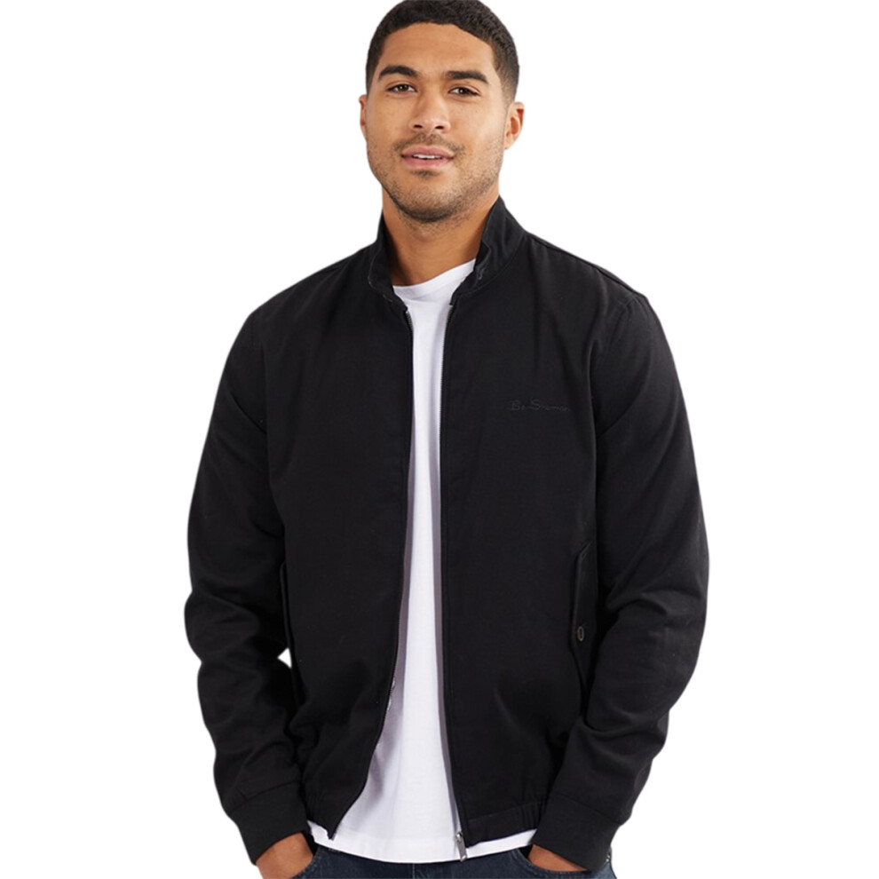 Ben Sherman (Xxl, ) Mens Harrington Signature Jacket Black
