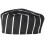 Premier (One Size, Black/White Stripe) Premier Unisex Chefs Skull Cap 1