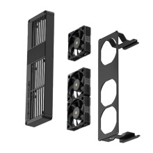 MC-3 Digital Display Version Memory Stick Air Cooling Heat Sink Silent PWM Temperature Control Triple-Fan B4010x3