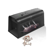 Piège électrique à souris réutilisable anti-évasion pour maison garage cuisine, zapper puissant pour intérieur, efficace contre les rongeurs
