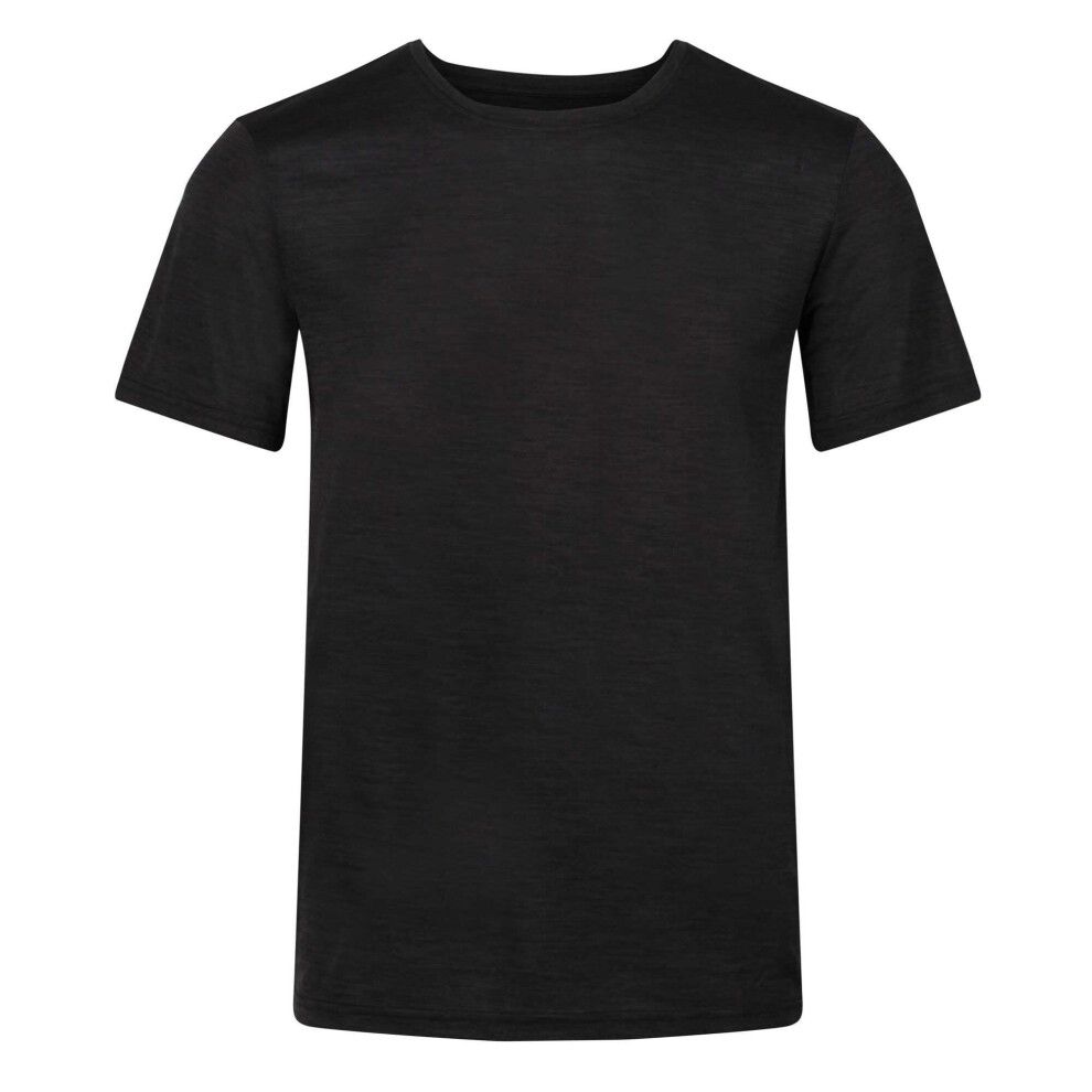 Regatta (Xl, Marl) Mens Fingal Edition Marl T-Shirt Black