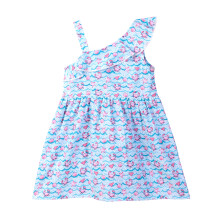 (5 Years, Multi-Color) Beebay One Shoulder Ruffle Dress Multi colour