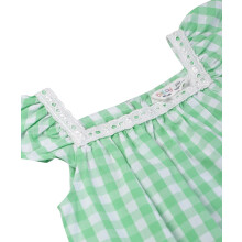 (4 Years, Green) Beebay Y/d geruite jurk met kanten details, groen