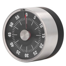 Tbest Kitchen Timer, Stainless Steel Magnetic Timer, Magnetic Design, 70dB Alert, Culinary Hourglass