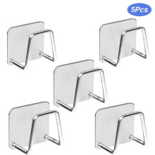 Sponge Holder - JF-ENG - 5 Pcs - 304 Stainless Steel - Self-Adhesive - Waterproof