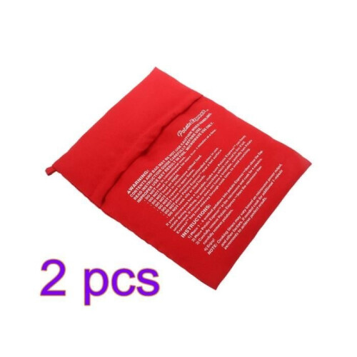 Baking paper and sheets, Microwaveable potato bag, 2 pieces, red, Washable pot, tool - Type 2pcs