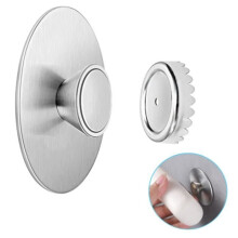 Soap Dish - Magnetic - Stainless Steel - Suction Cup - Space Saving