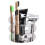 Stainless steel toothbrush holder and toothpaste holder, multi-functional set 1