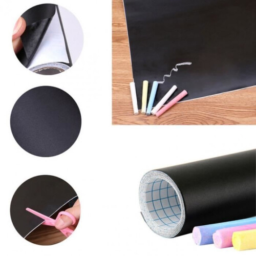 Removable Blackboard Stickers Self-Adhesive Chalkboard Paper Wall Sticker