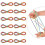 Finger String Game - Rainbow Rope - 12 pieces - White 1