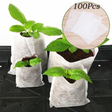 Biodegradable Non-Woven Fabric Plant Grow Bags - Fabric Seedling Pots - Planting Bags