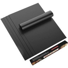 5 pcs BBQ mats, reusable, non-stick, 40*33cm