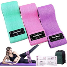 Resistance Band - DARMOWADE - Set of 3 - Non-slip - Cotton and Polyester - Fitness