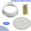 4 Pack Mason Jar Sprouting Lids Stainless Steel Rustproof Mesh Strainer for Seeds and Microgreens 3