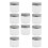 10 Pcs Empty Plastic Cosmetic Containers with Lids for Cream Samples and Makeup Storage, 60ml Size 1