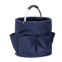28x28x28cm Foldable Storage Bag, Tool Tote Bag, Gardening Tote Bag, Cylindrical Basket with 6 Pockets