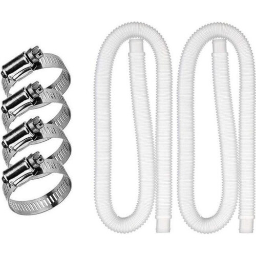 Replacement pool hose - Intex - 32mm - 1.5m - 4 clamps - Leak-proof