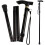 Folding and Adjustable Walking Stick, Portable Walking Stick, Folding Mountaineering Stick, Height 60 1
