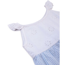 (7 Years, Blue) Beebay MixMatch Tiered Dress Blue