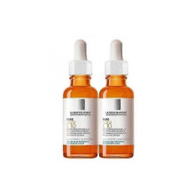 (1) (2) La-Roche Posay PURE VITAMIN SERUM ,Anti-Wrikle Concentrate Radiance Renovating,Anti-Oxidant 30ml