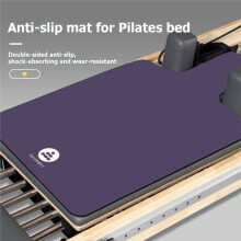 Pilates Reformer Maskinmatta Pilates Reformer Matta Halkfri Vikbar Tvättbar Pilates Reformer Matta för Gym Fitness D