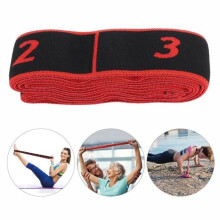 Fitness Elastic Bands Resistance Belt Yoga Sling Exercise Accessory for Training (Red) - GUA