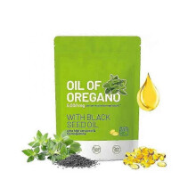 (180 Capsules) (300 Capsules) 1-3x Daily Dose Oil of Oregano & Black Seed Oil 6000mg, Nutrition Gels & Chews, 180 to 300 Count Option