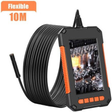 Portable industrial endoscope P40 IP67 waterproof 8 mm lens 4.3 inch LCD screen 1920 * 1080p HD camera capacity