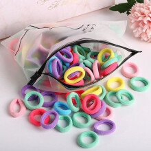 1.5CM Candy Color Elastic Rubber Bands for Girls, Hair Accessories, Children's Scrunchies~OV616 SN15316