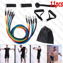 Elastic resistance bands, elastic tube, fitness exercise, yoga, Pilates, gym, sports, keeping fit at home