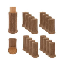 Chair socks - Not specified - 24 pieces - Elastic - Non-slip - Light brown