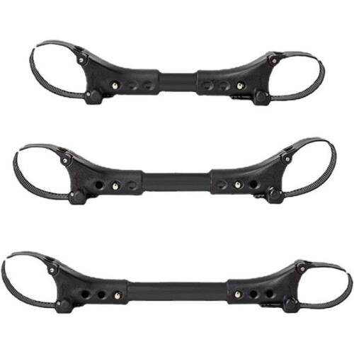 3-Piece Universal Stroller Connectors, Adjustable Double Hook Stroller Connectors, Portable Safety Connection