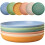 Camping Plates - Set of 6 - Unbreakable - Plastic - 22.5cm 1