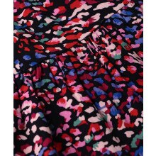 (6-12 Months, Black) Beebay A-lijn jurk met knoopsluiting en print, zwart