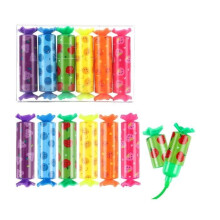 Set of 24 Mini Highlighters, Candy-Shaped Mini Highlighter Pens for Kids, Kawaii Stationery for Journal Markers - sh
