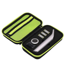 Gaming Peripherals, 1pc Beard Trimmer Storage Bag Box Hard Case Protective Cover for Philips - Black Green