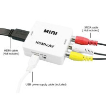 HDMI to RCA Adapter - ALPEXE - HDMI2AV - Video Converter - 1080p - Plug and Play