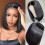 Wig - Lace Front - Natural - Short Bob - Synthetic Black 1