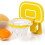Basketball hoop shaped egg white separator, egg yolk filter, plastic egg separator, kitchen extractor 1