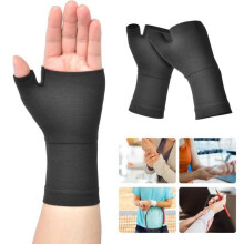 Wrist protection gloves - SIB - 2 Pcs - Fitness - Black