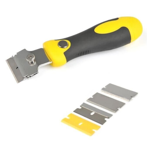 Adjustable scraper - Metal - 4 replacement blades - Adjustable length up to 80 cm - Multi-functional
