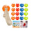Sock Clips - 48 pieces - Plastic - Multifunctional - Black/White/Grey/Yellow 1