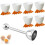 Egg Cups - 6 PCS White Egg Cups - Egg Opener Included - Creative Design - For Adults 1