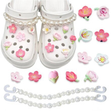Crocs pins, Crocs accessories, shoe accessories – 12 shoe charms, flower charms for girls