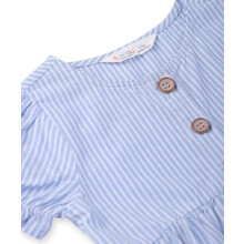 (5 Years, Blue) Vestido azul con apliques de panda de Beebay