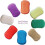 Antibacterial microfiber kitchen scouring pads, double-sided sponges, pack of 5 random colors 1