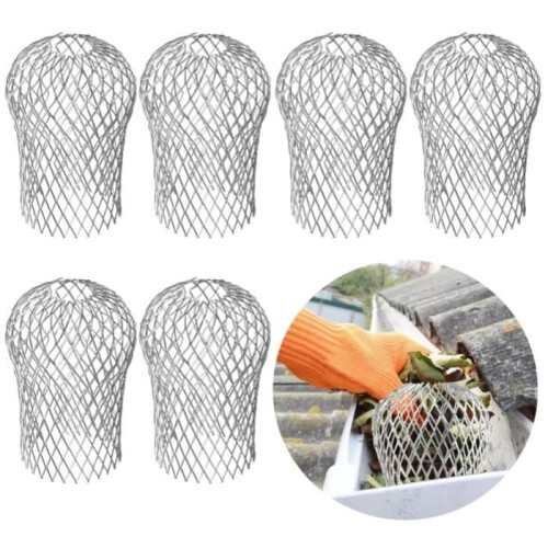 Gutter Guards - Aluminum Alloy - 6 Pieces - Durable - Reusable - Easy Installation