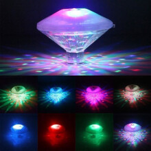 2pcs Floating Underwater RGB LED Disco Lights Glow Show Pool Jacuzzi Spa Decorative Light